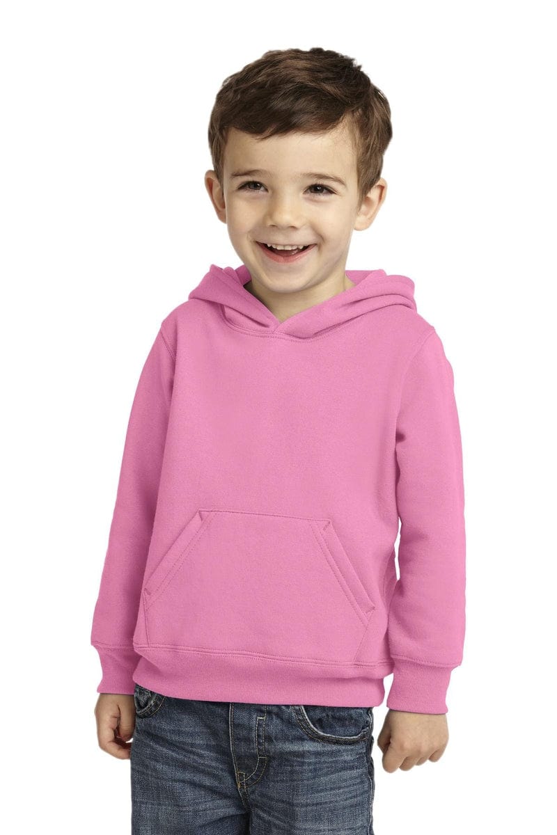 Port & Company Toddler Core Fleece Pullover Hooded Sweatshirt. CAR78TH in 