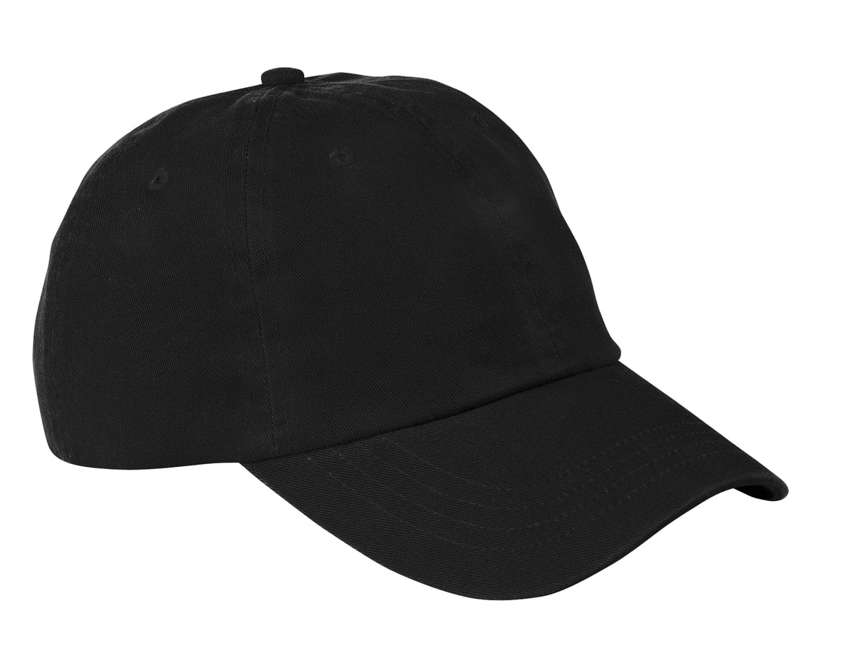 Port & Company Headwear OSFA / Black Port & Company Washed Twill Cap.  CP78