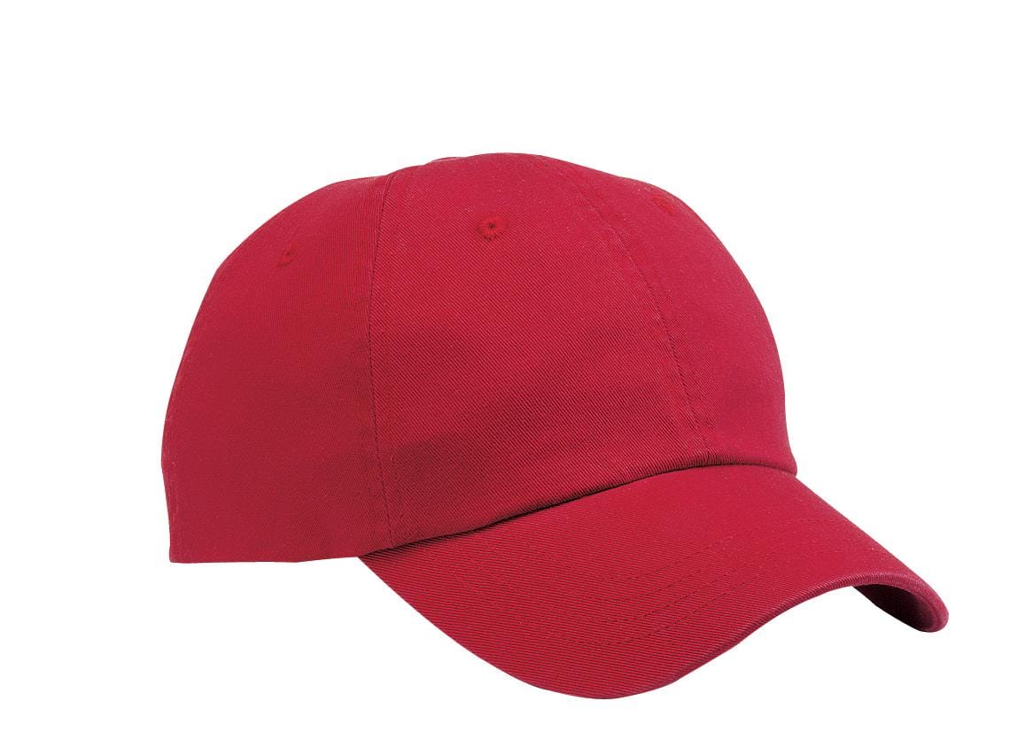 Port & Company Headwear OSFA / Red Port & Company Washed Twill Cap.  CP78