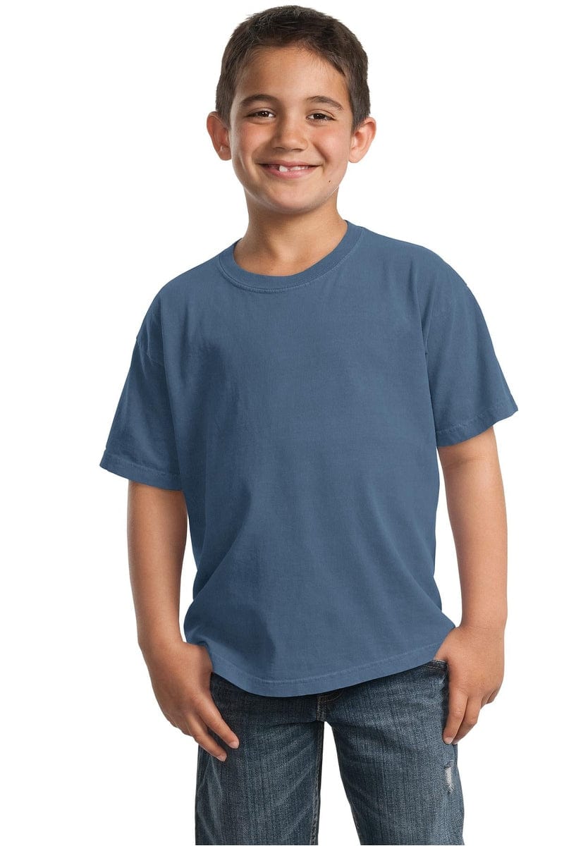 Port & Company Youth Beach Wash Garment-Dyed Tee. PC099Y in 
