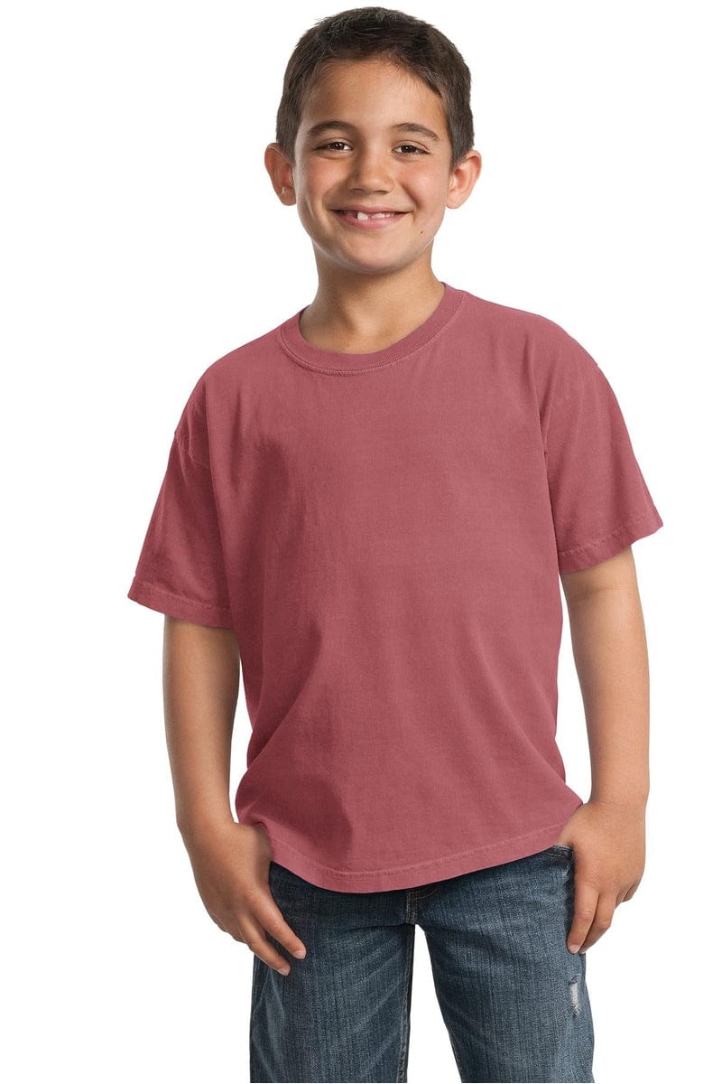 Port & Company Youth Beach Wash Garment-Dyed Tee. PC099Y in 