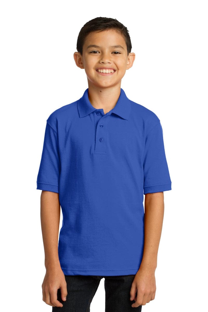 Port & Company Youth Core Blend Jersey Knit Polo. KP55Y in 
