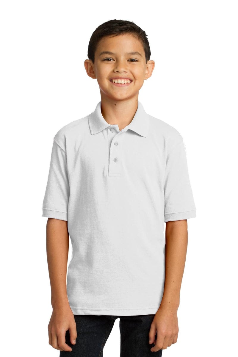 Port & Company Youth Core Blend Jersey Knit Polo. KP55Y in 