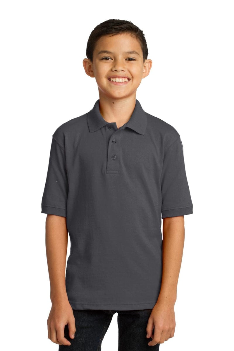 Port & Company Youth Core Blend Jersey Knit Polo. KP55Y in 