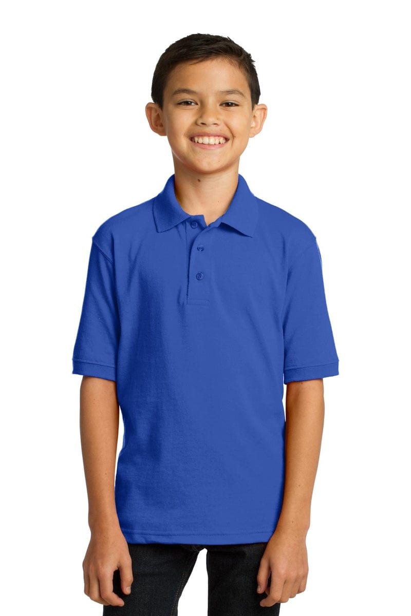 Port & Company Youth Core Blend Jersey Knit Polo. KP55Y in 