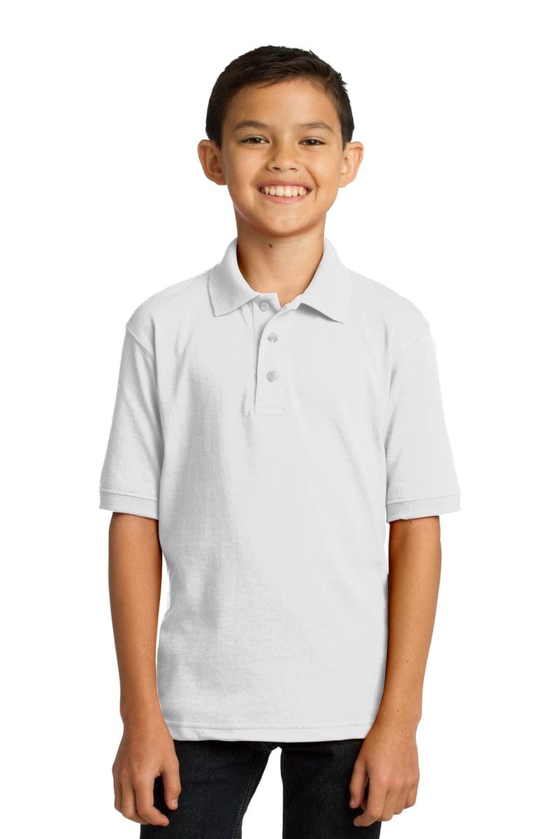 Port & Company Youth Core Blend Jersey Knit Polo. KP55Y in 