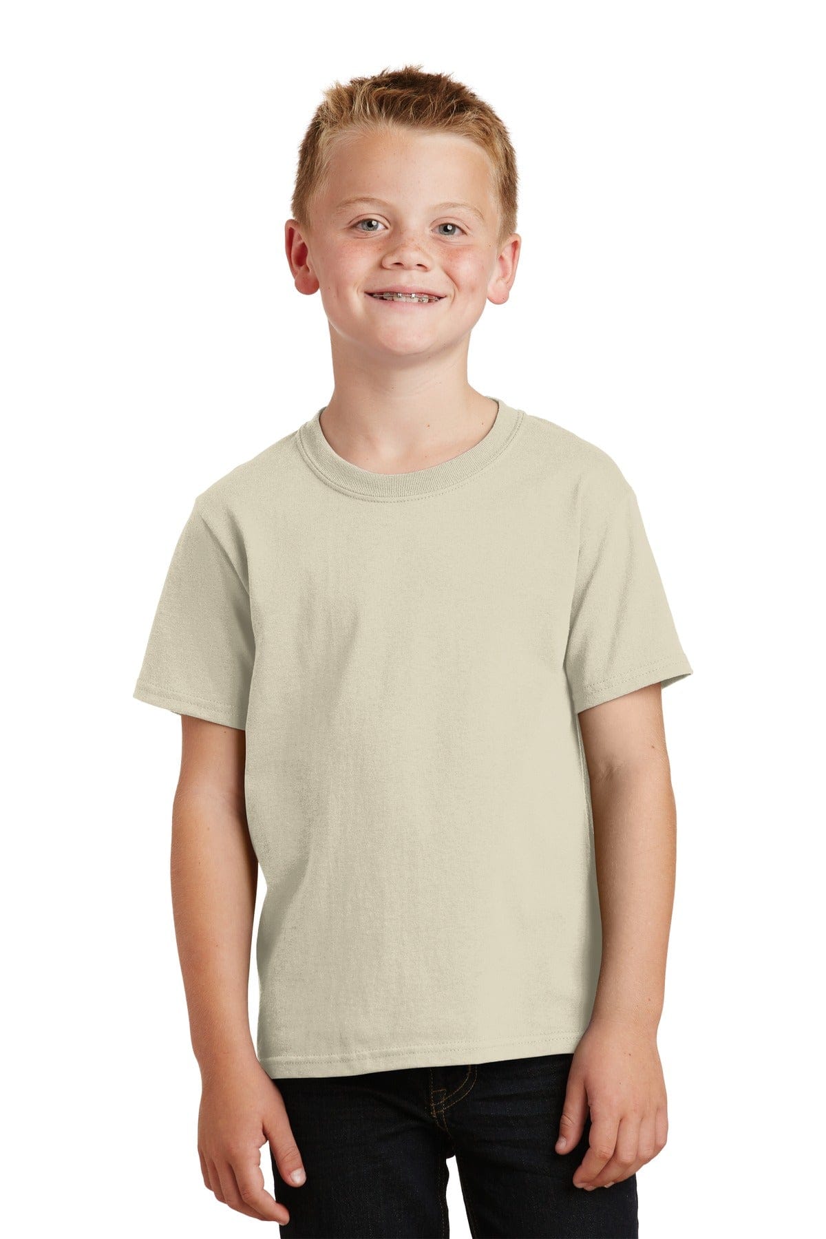 Port & Company T-Shirts XS / Natural Port & Company Youth Core Cotton Tee PC54Y