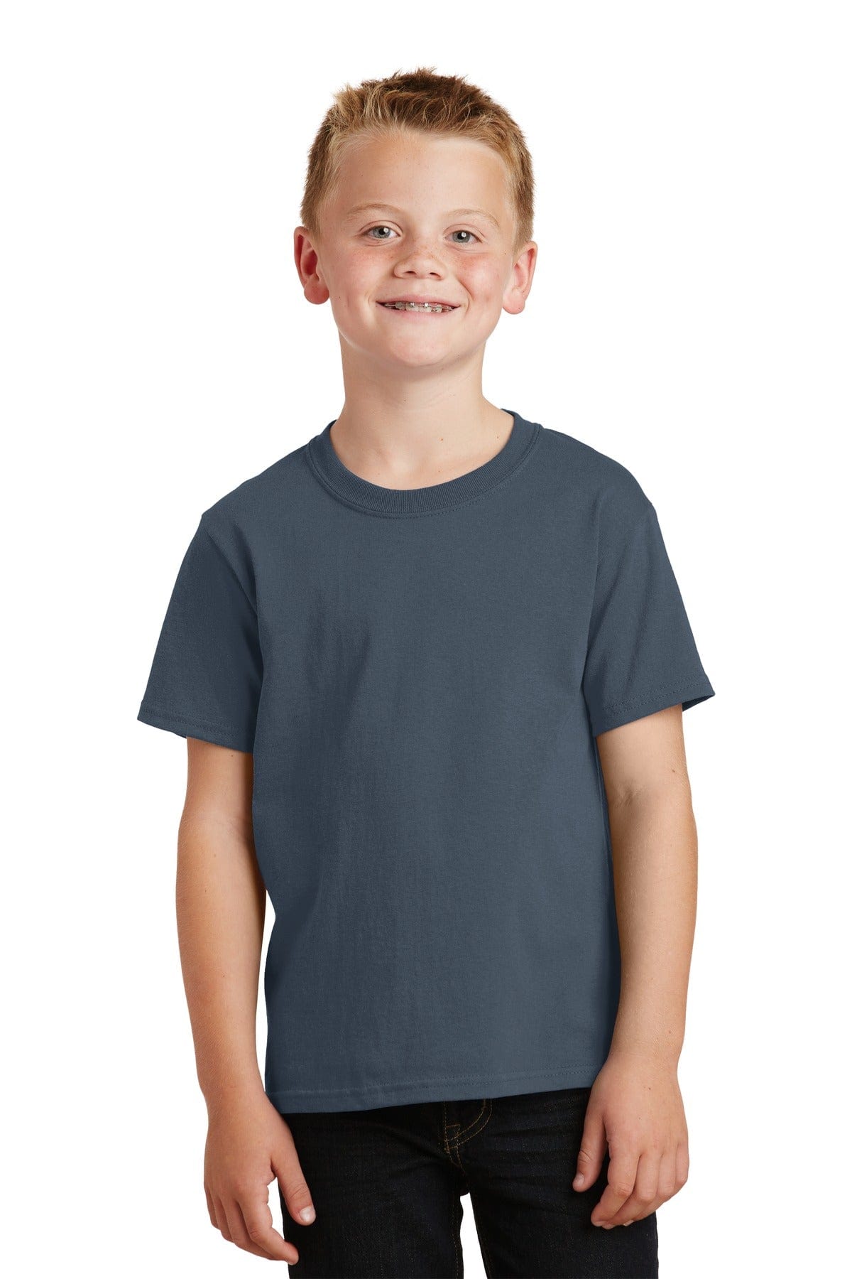 Port & Company - Youth Core Cotton Tee. PC54Y, Basic Colors in 