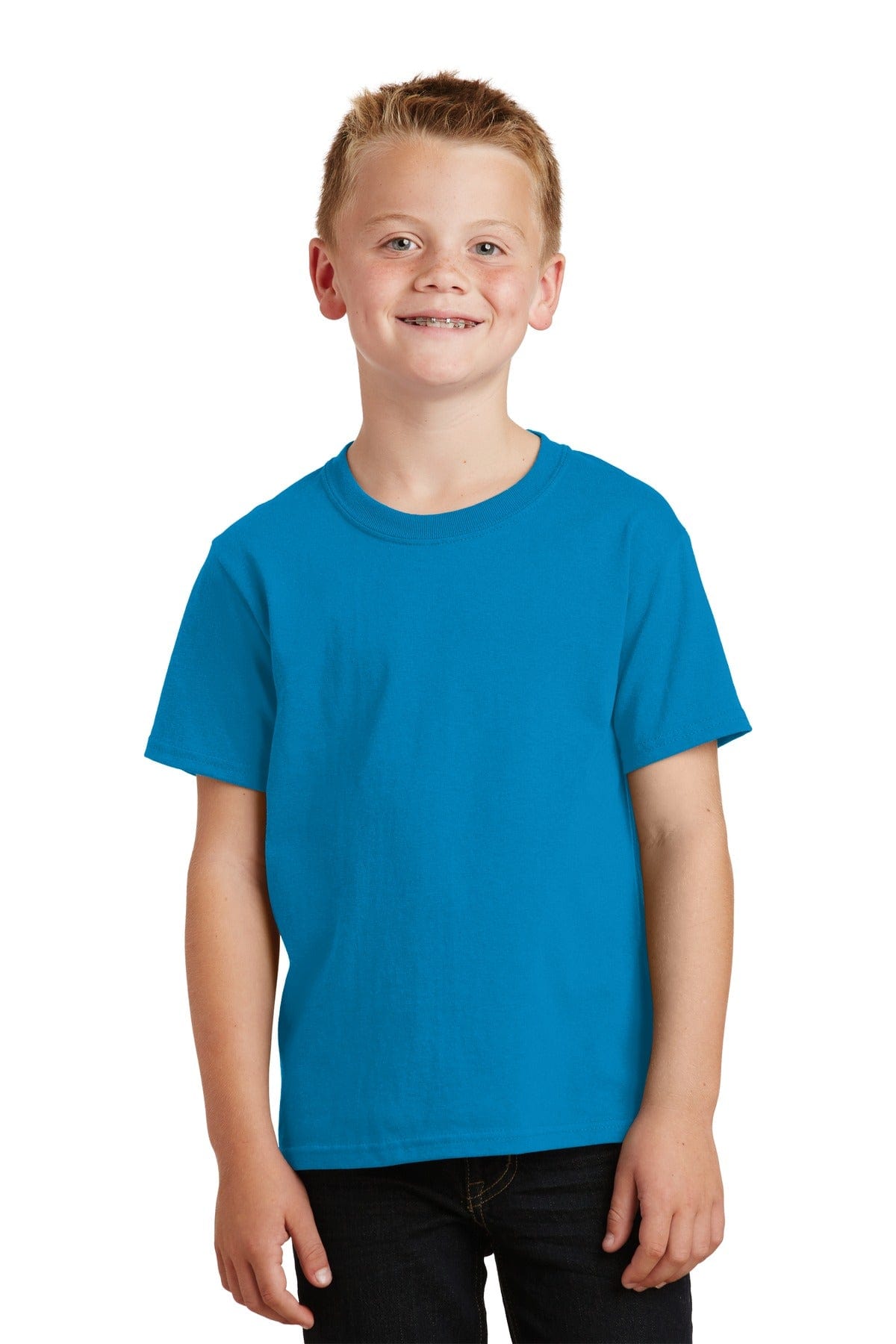 Port & Company - Youth Core Cotton Tee. PC54Y, Basic Colors in 