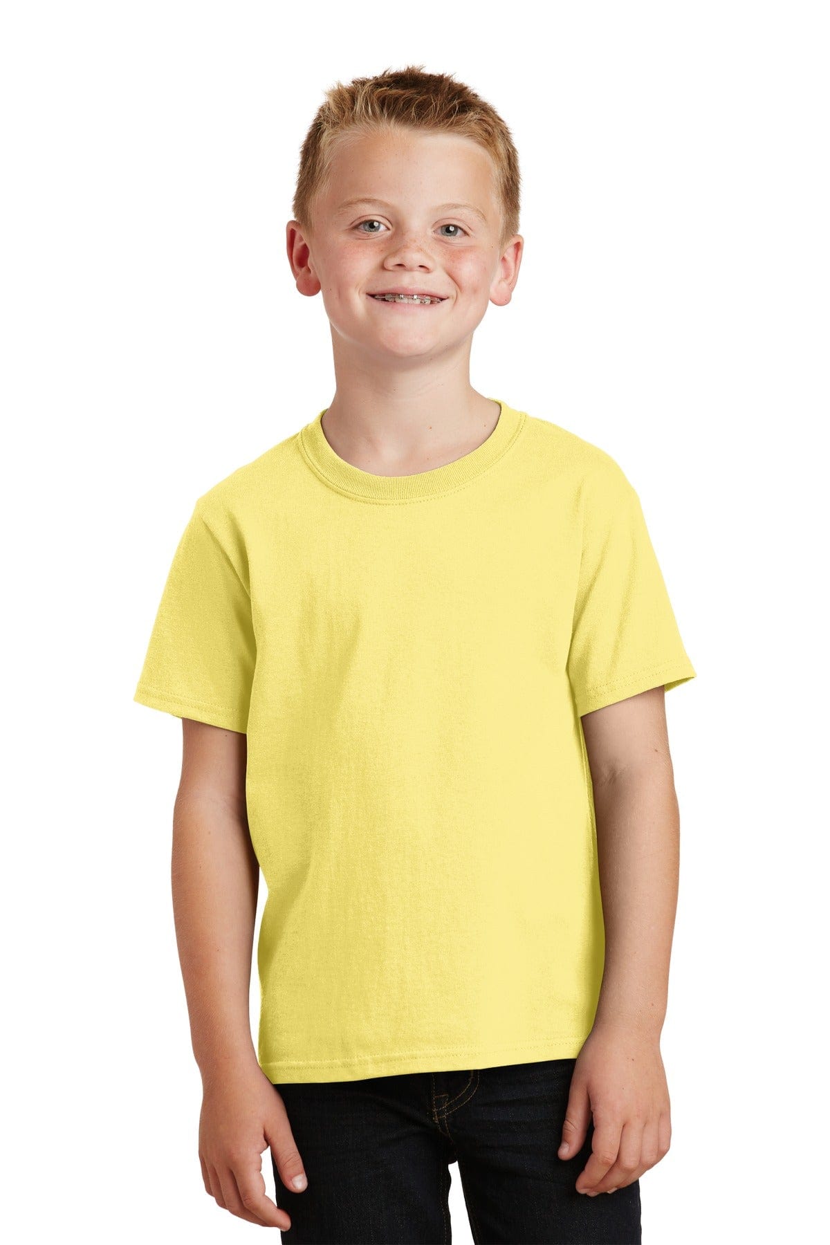 Port & Company - Youth Core Cotton Tee. PC54Y, Basic Colors in 