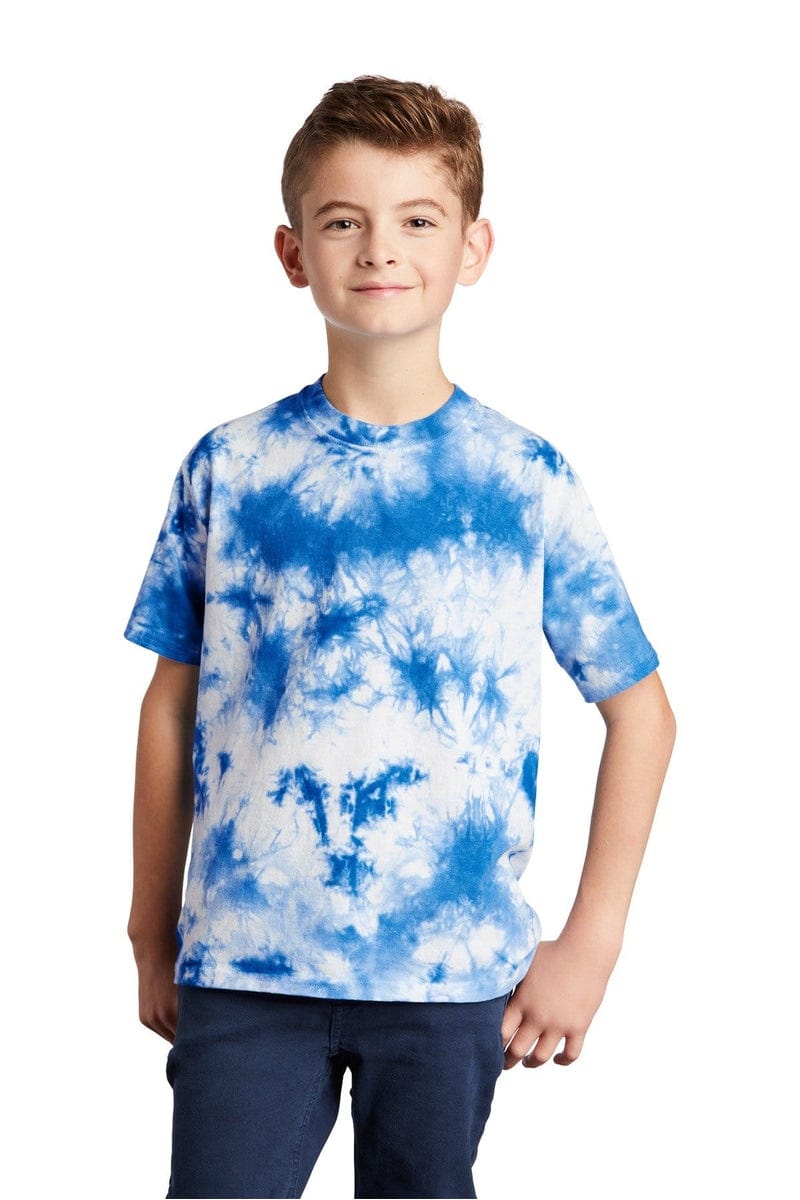 Port & Company Youth Crystal Tie-Dye Tee PC145Y in 