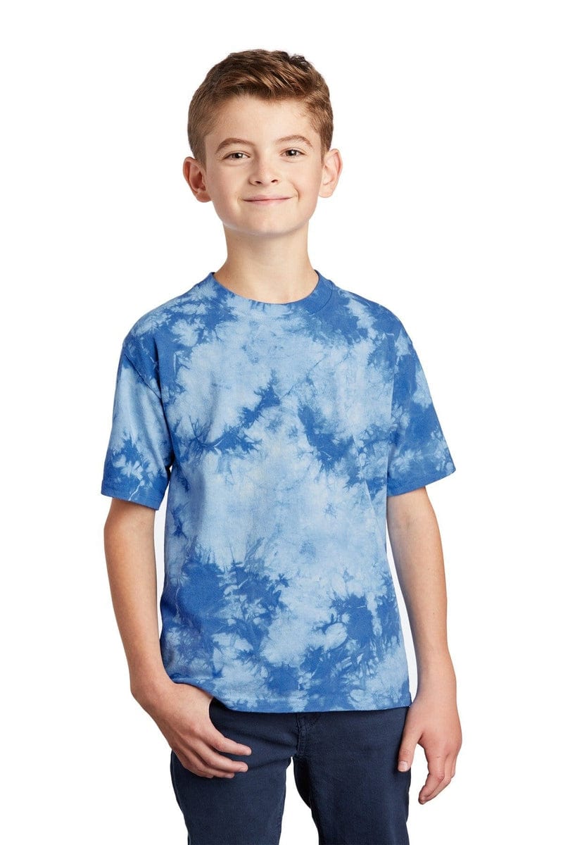 Port & Company Youth Crystal Tie-Dye Tee PC145Y in 