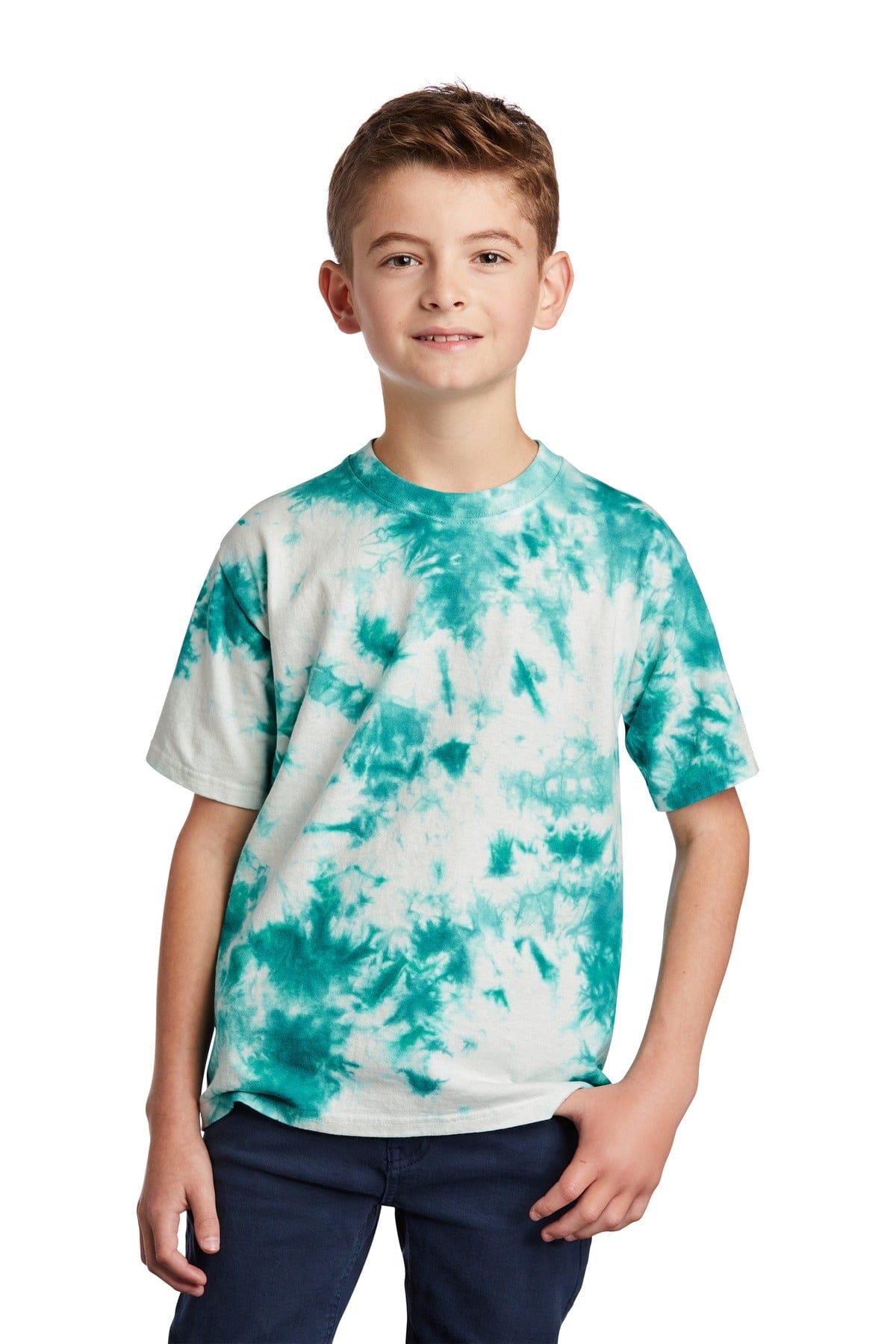 Port & Company T-Shirts Port & Company Youth Crystal Tie-Dye Tee PC145Y