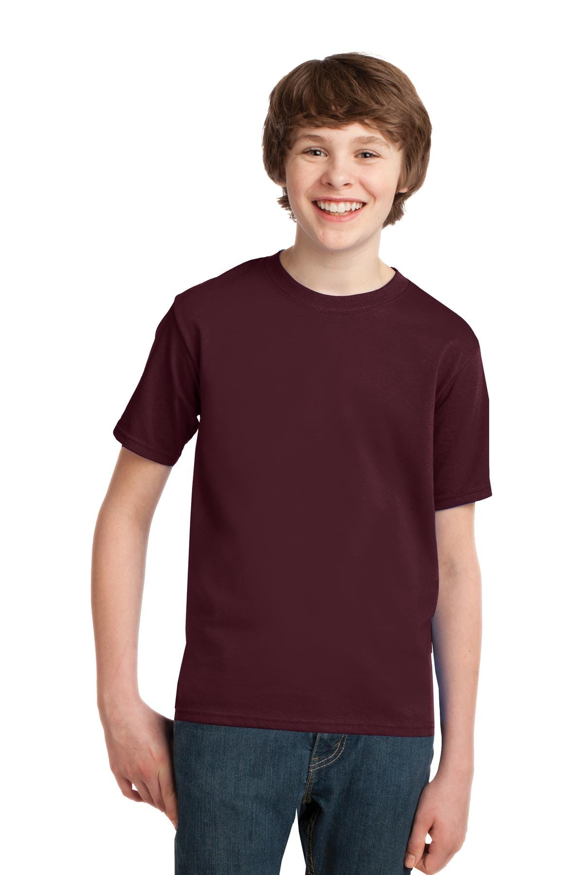 Port & Company T-Shirts XS / Athletic Maroon Port & Company - Youth Essential Tee. PC61Y, Basic Colors