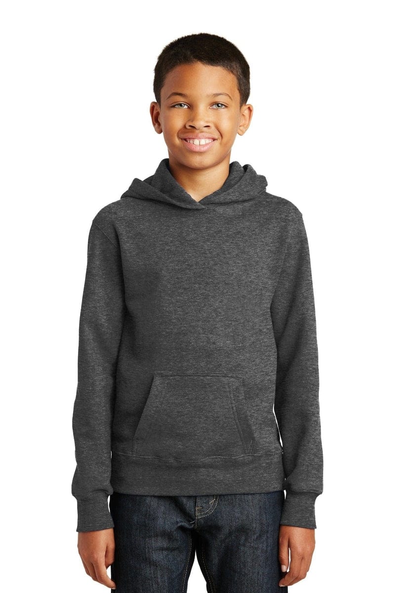 Port & Company Youth Fan Favorite Fleece Pullover Hooded Sweatshirt. PC850YH in 