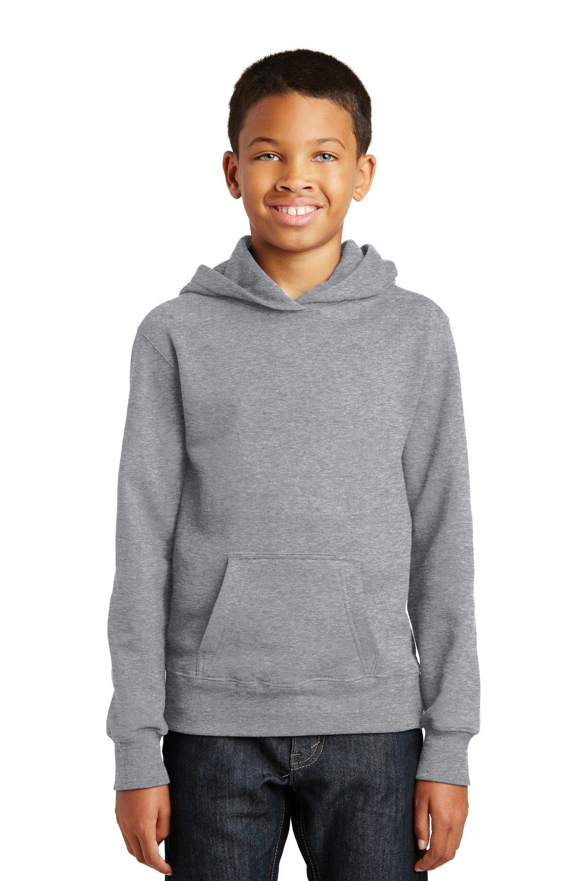 Port & Company Youth Fan Favorite Fleece Pullover Hooded Sweatshirt. PC850YH in 