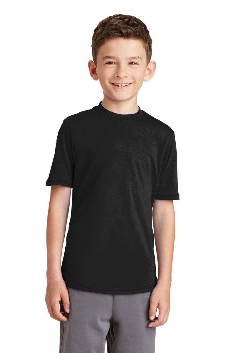 Port & Company Youth Performance Blend Tee. PC381Y in 