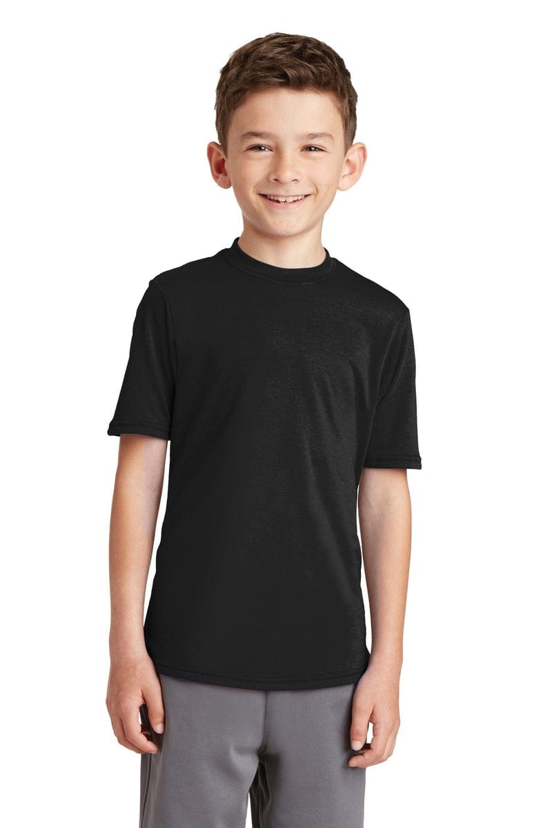 Port & Company Youth Performance Blend Tee. PC381Y in 