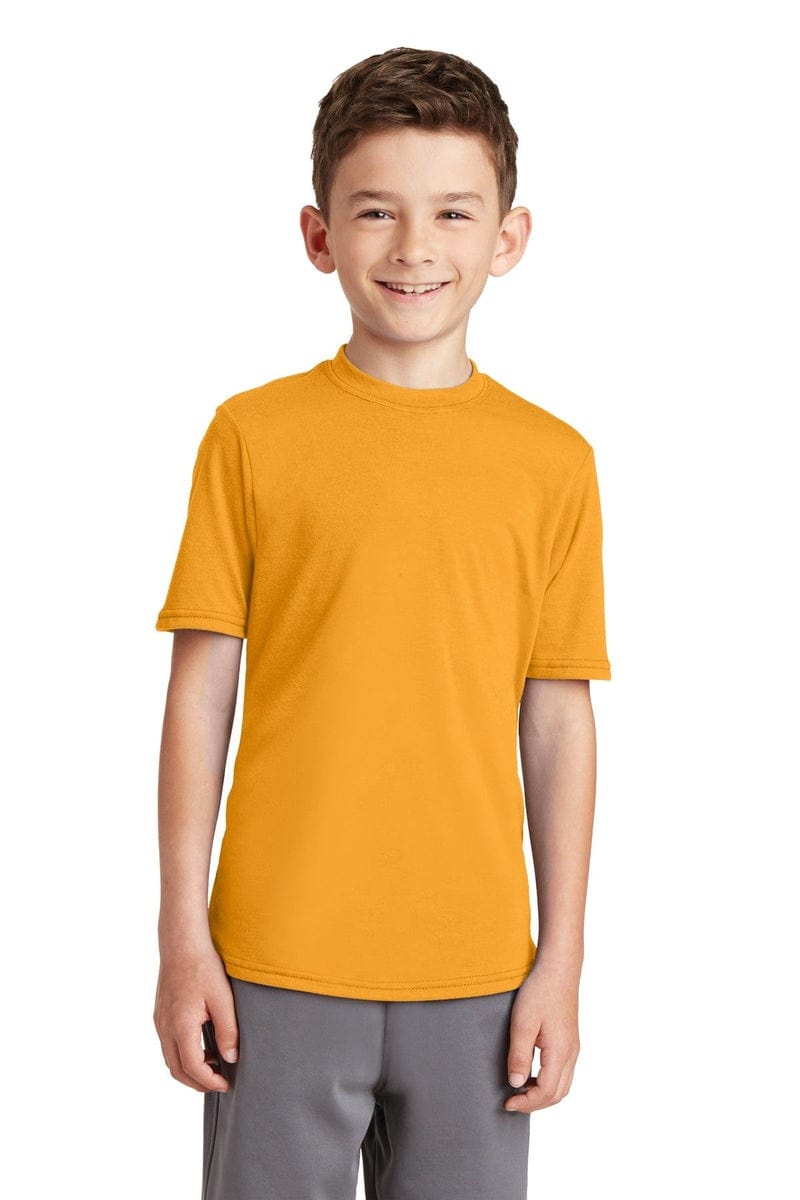 Port & Company Youth Performance Blend Tee. PC381Y in 