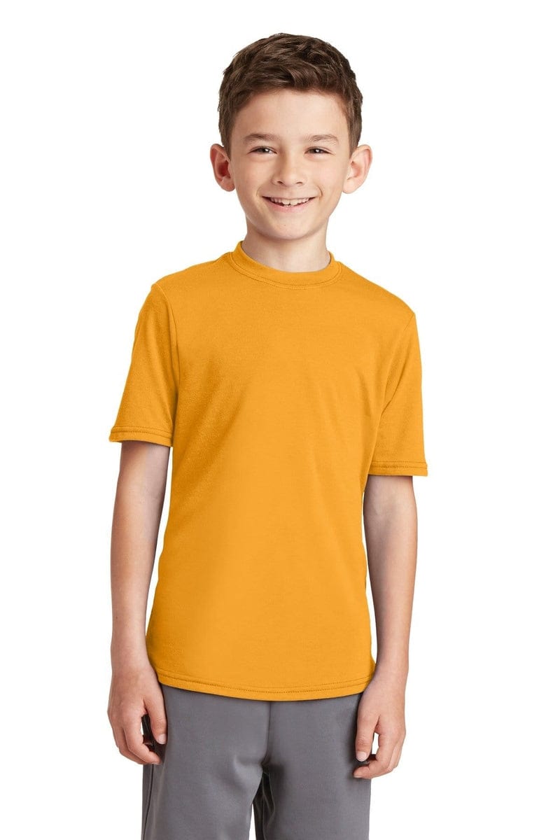 Port & Company Youth Performance Blend Tee. PC381Y in 