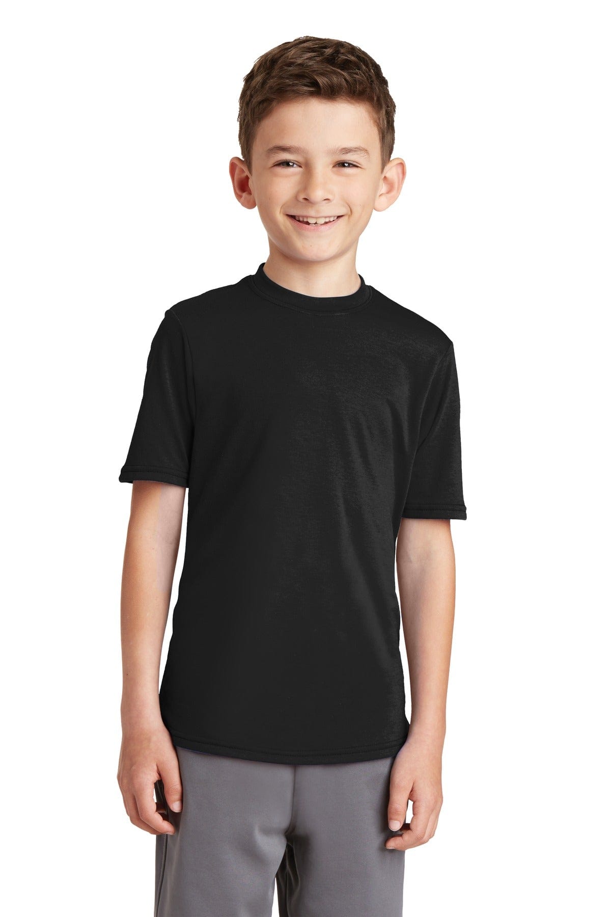 Port & Company Youth Performance Blend Tee. PC381Y in 
