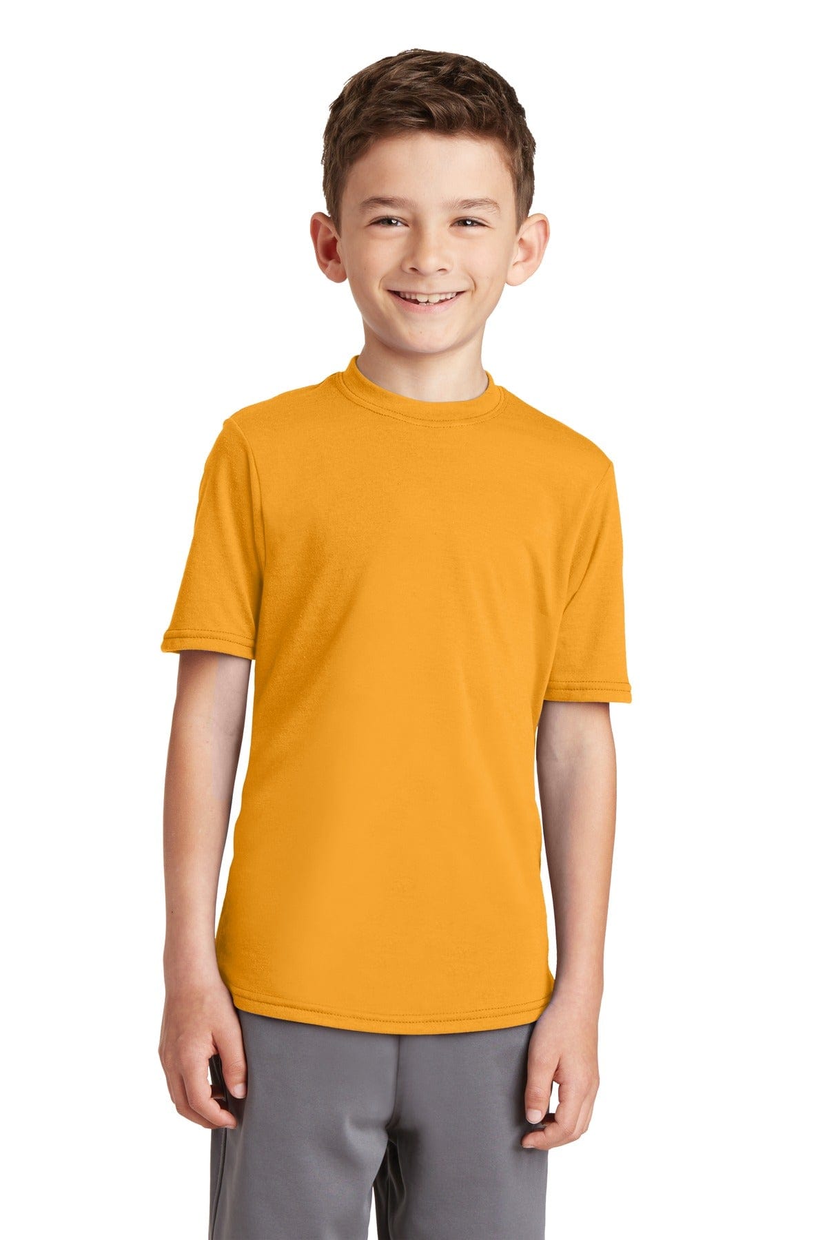 Port & Company Youth Performance Blend Tee. PC381Y in 