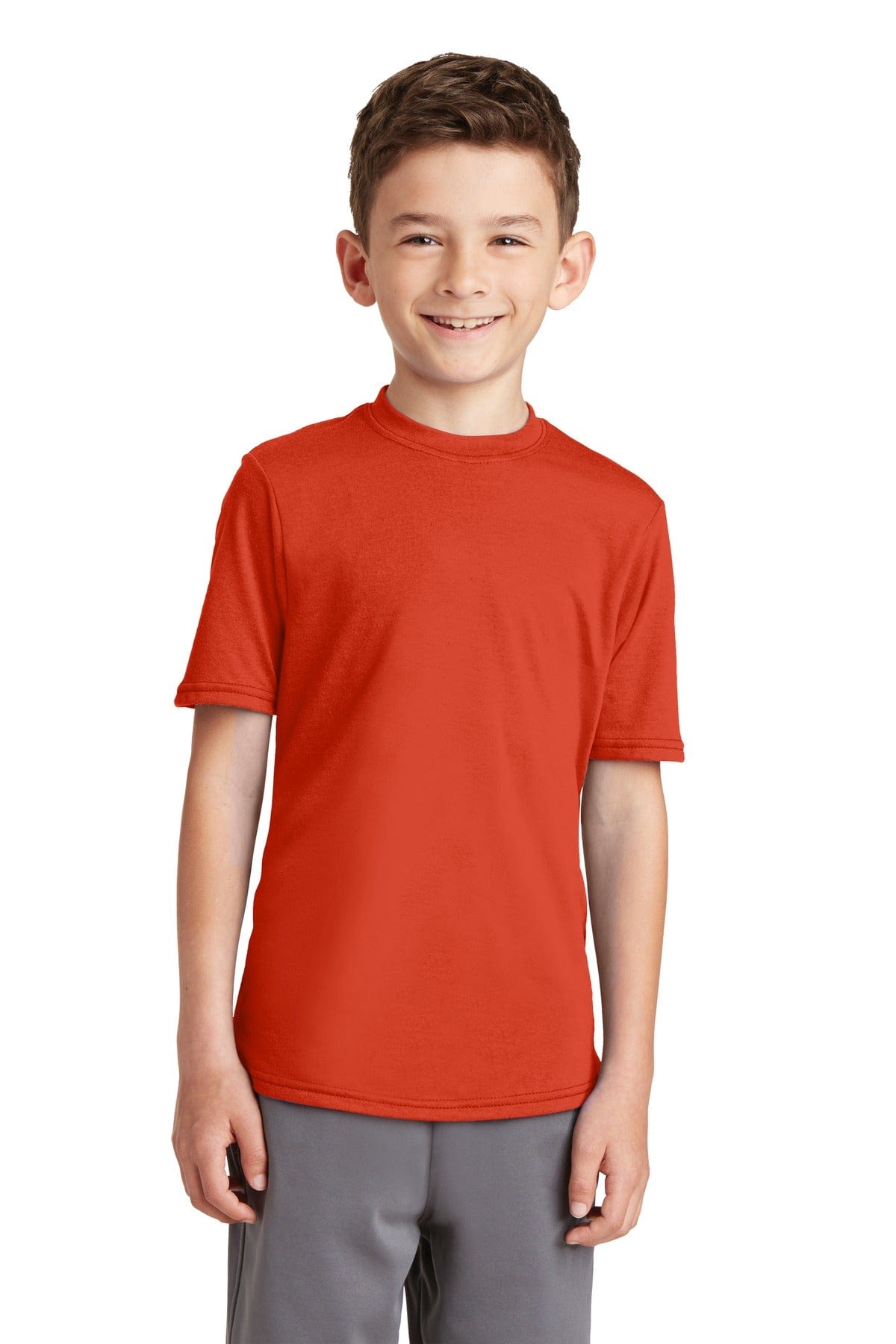 Port & Company Youth Performance Blend Tee. PC381Y in 