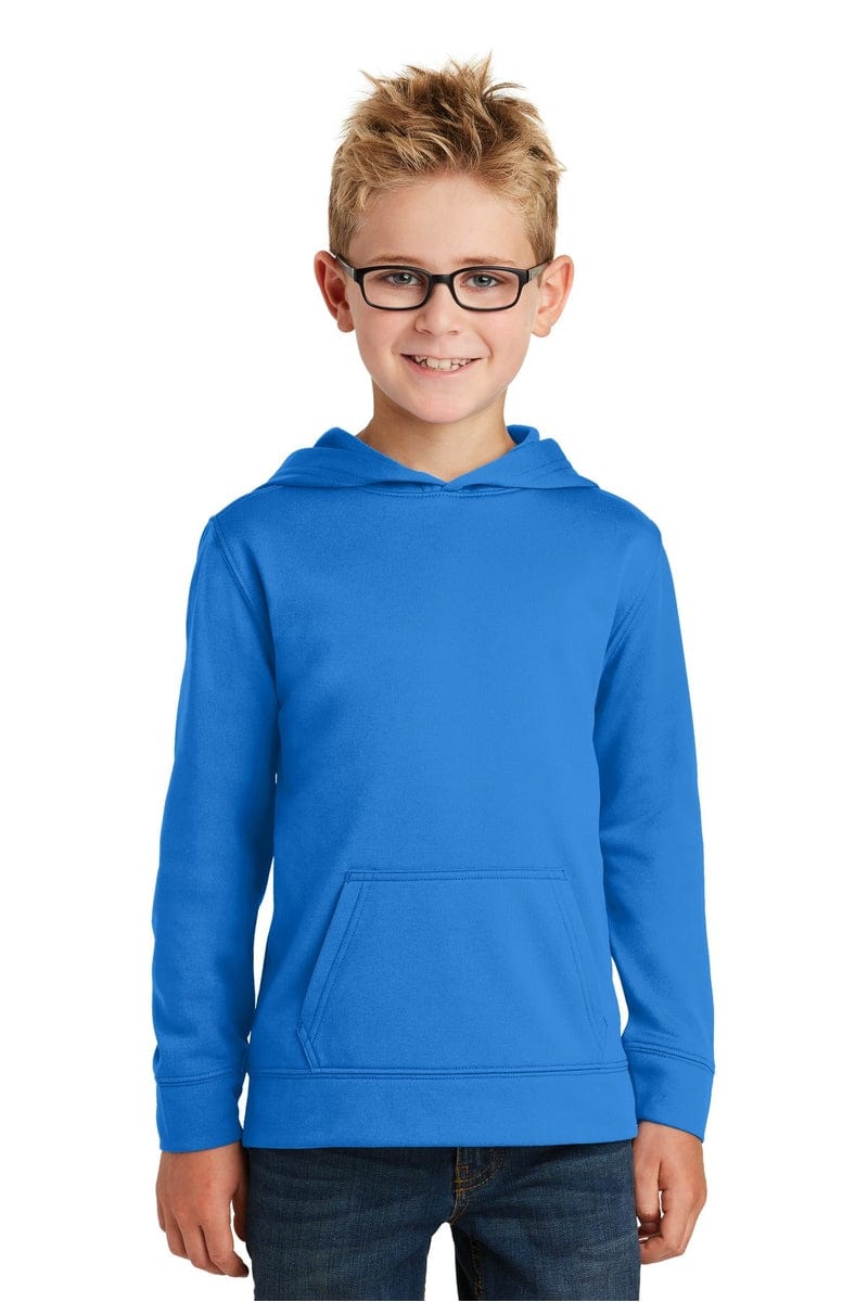Port & Company Youth Performance Fleece Pullover Hooded Sweatshirt. PC590YH in 