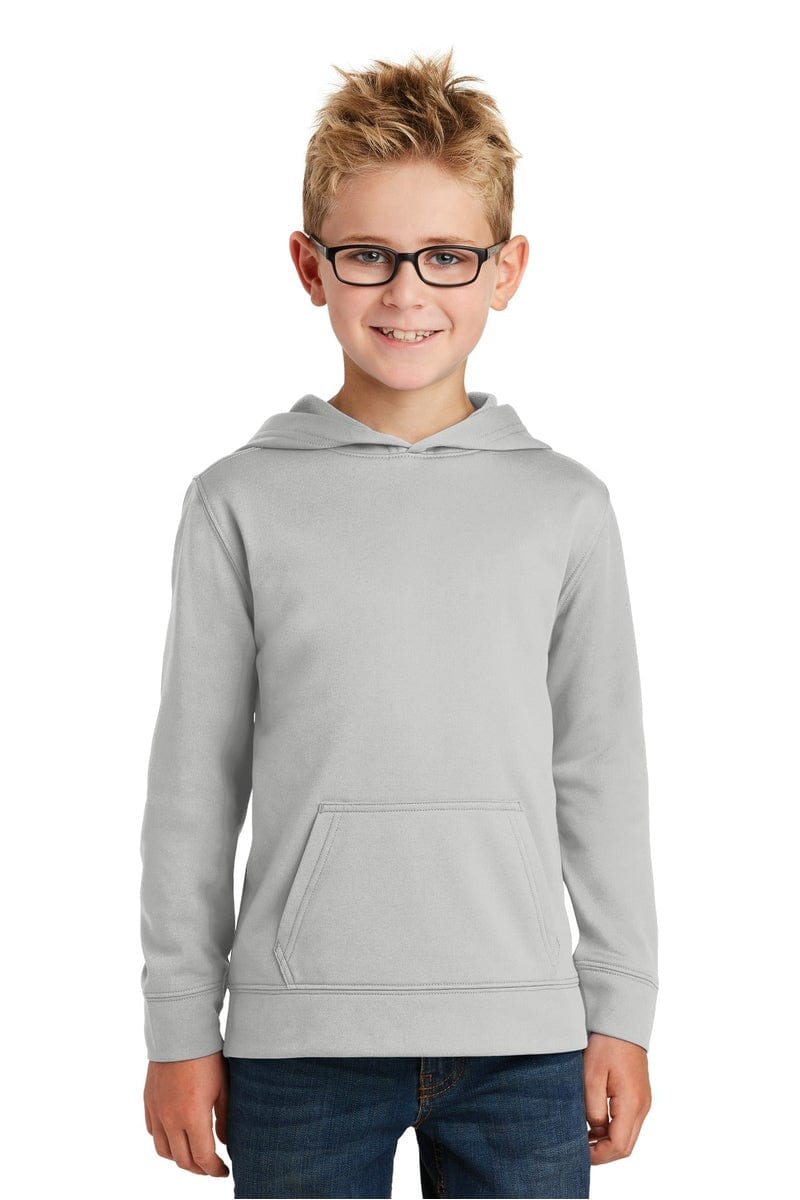 Port & Company Youth Performance Fleece Pullover Hooded Sweatshirt. PC590YH in 