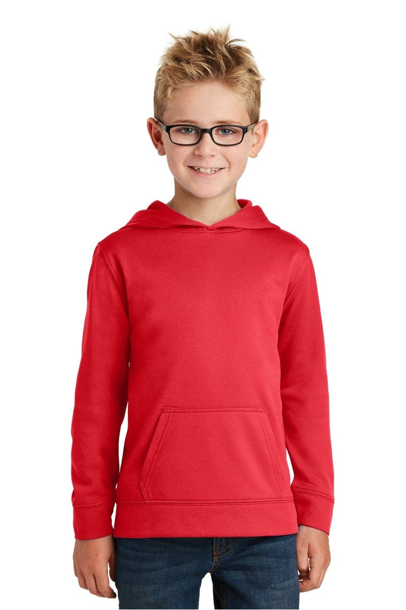 Port & Company Youth Performance Fleece Pullover Hooded Sweatshirt. PC590YH in 