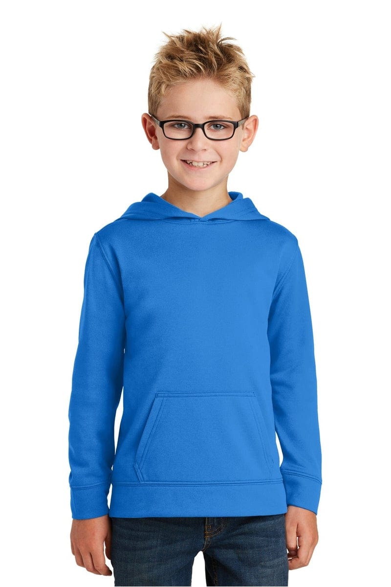 Port & Company Youth Performance Fleece Pullover Hooded Sweatshirt. PC590YH in 