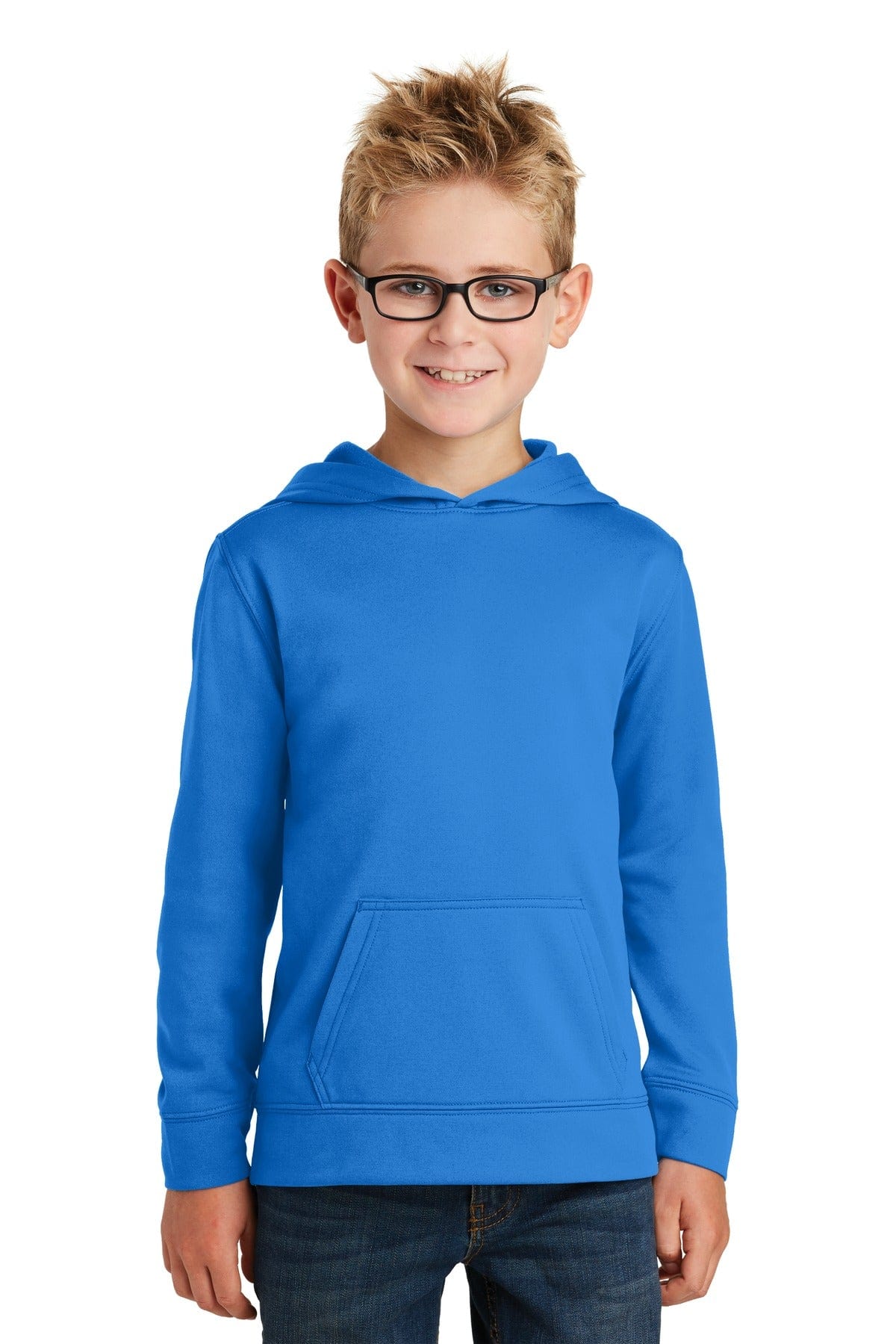 Port & Company Youth Performance Fleece Pullover Hooded Sweatshirt. PC590YH in 