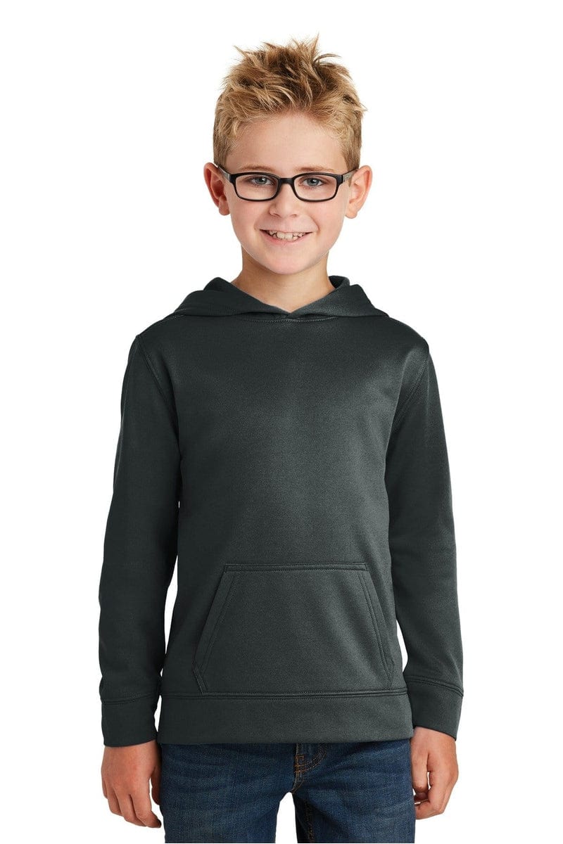 Port & Company Youth Performance Fleece Pullover Hooded Sweatshirt. PC590YH in 