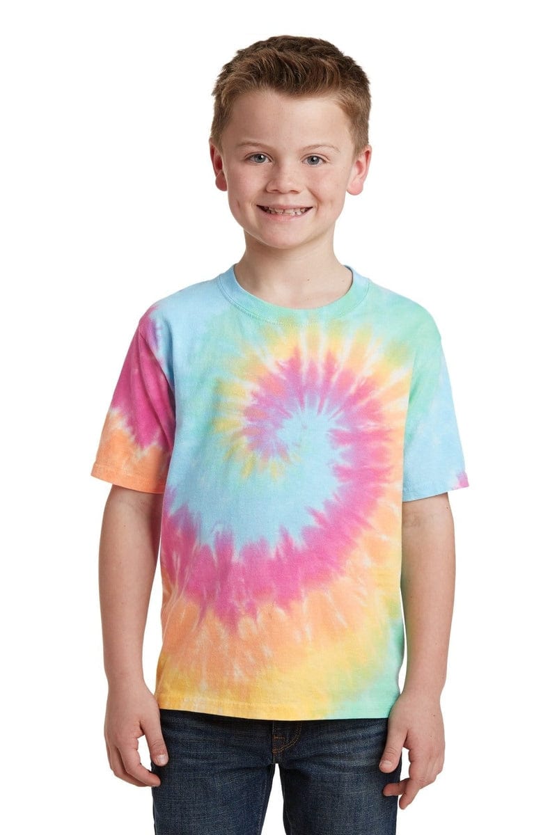 Port & Company - Youth Tie-Dye Tee. PC147Y, Basic Colors in 