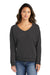 Port & Company ® Ladies Beach Wash ® Garment-Dyed V-Neck Sweatshirt LPC098V