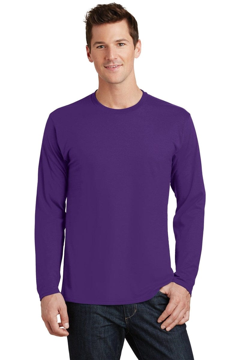 Port & Company ® Long Sleeve Fan Favorite Tee. PC450LS, Traditional Colors