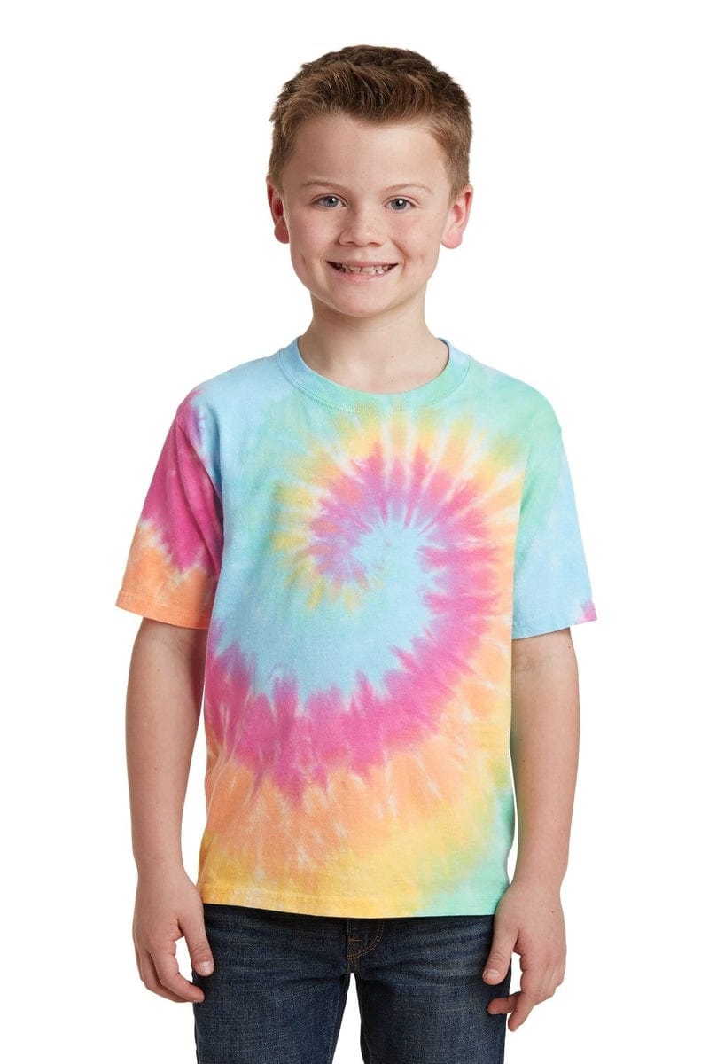 Port & Company ® - Youth Tie-Dye Tee. PC147Y, Basic Colors