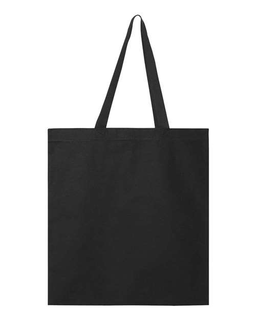 Q-Tees Q800-Promotional Tote in Black