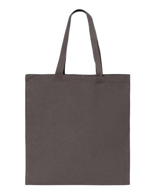 Q-Tees Q800-Promotional Tote in Charcoal