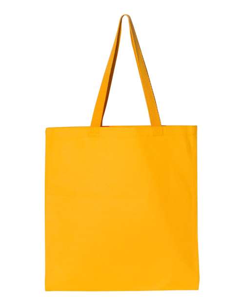 Q-Tees Q800-Promotional Tote in Gold