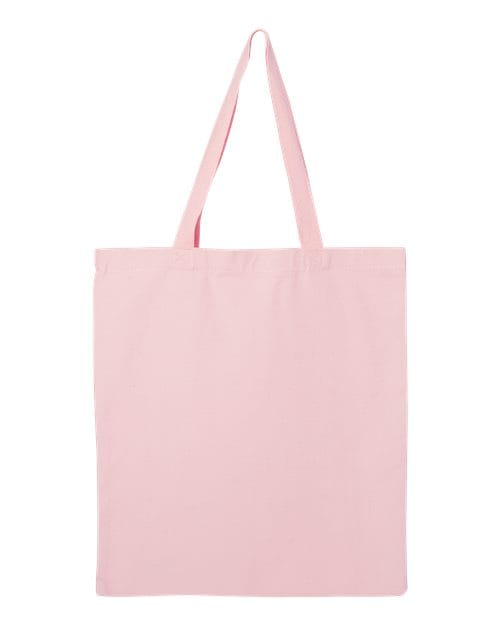 Q-Tees Q800-Promotional Tote in Light Pink