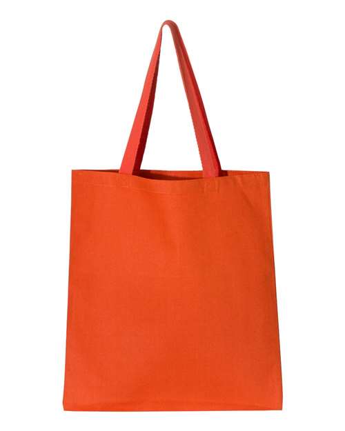 Q-Tees Q800-Promotional Tote in Orange