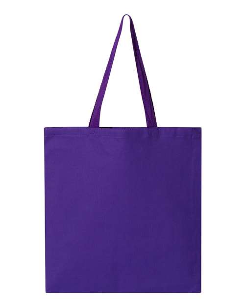 Q-Tees Q800-Promotional Tote in Purple