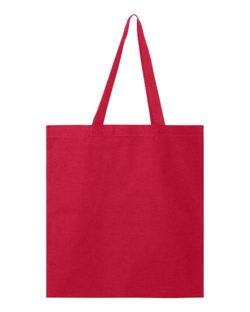 Q-Tees Q800-Promotional Tote in Red