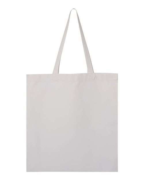 Q-Tees Q800-Promotional Tote in White