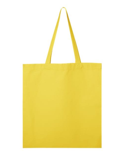 Q-Tees Q800-Promotional Tote in Yellow