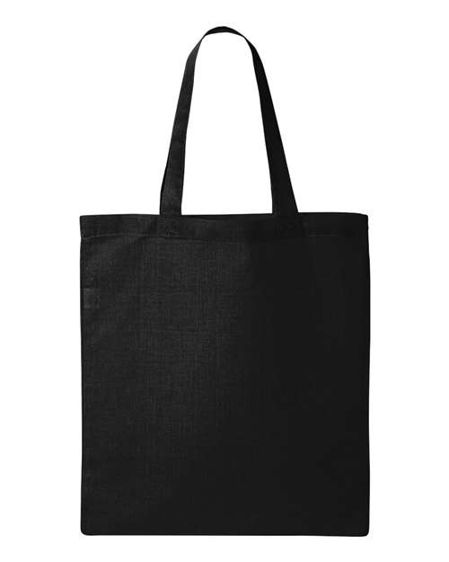 Q-Tees QTB-Economical Tote in Black