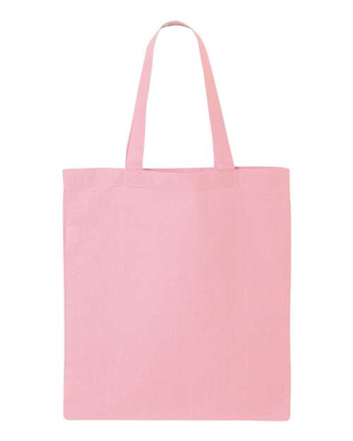Q-Tees QTB-Economical Tote in Light Pink