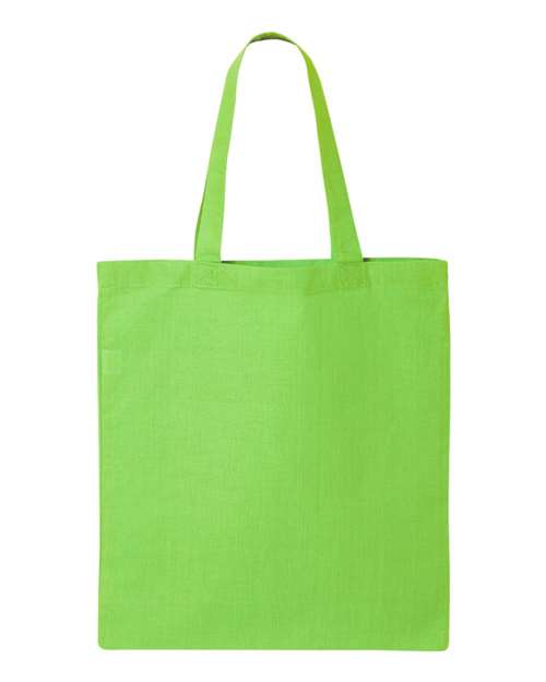 Q-Tees QTB-Economical Tote in Lime
