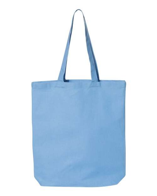Q-Tees QTBG-12L Economical Tote in Carolina Blue